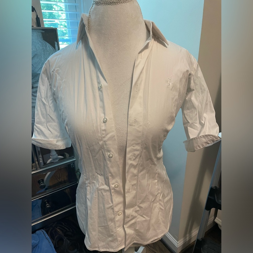 Women’s Ralph Lauren polo short sleeved blouse
